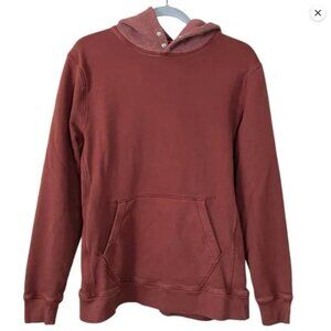 Taylor Stitch The Shackleton Hoodie Russet Pullover Sweatshirt, Men Medium 40